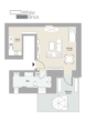 Grundriss - SELTENHEIT! Sanierungsbedürftige Terrassenwohnung in TOP LAGE!