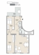 Grundriss - 3-Zimmer-Altbauwohnung mit Balkon zum Innenhof | Erstbezug nach Sanierung
