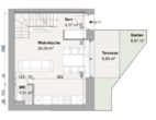 Grundriss - NEUBAU Maisonettewohnung mit Garten & 2 Terrassen! Fertigstellung Q3!