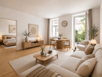 Preis-Leistungs-Hit! 3-Zimmer-Altbauwohnung mit TERRASSE im 4. OG, 1200 Wien, Terrassenwohnung