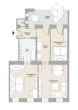 Grundriss - TOP ANGEBOT! Helle 3.Zi.-Zimmer-Wohnung – LOGGIA 12,8m2!