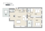 Traumhafte Altbau-Wohnung mit BALKON! Perfekte Raumaufteilung! - Grundriss