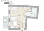 Grundriss - – NEU – Stilvoll sanierte Altbauwohnung mit großzügigem Balkon