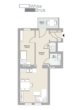 Grundriss - Balkon-Wohnung! 2-Zimmer Altbau-Erstbezug Nähe Augarten!