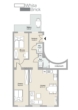 Grundriss - Moderne 3-Zimmer-Altbauwohnung mit Balkon | Erstbezug nach Sanierung